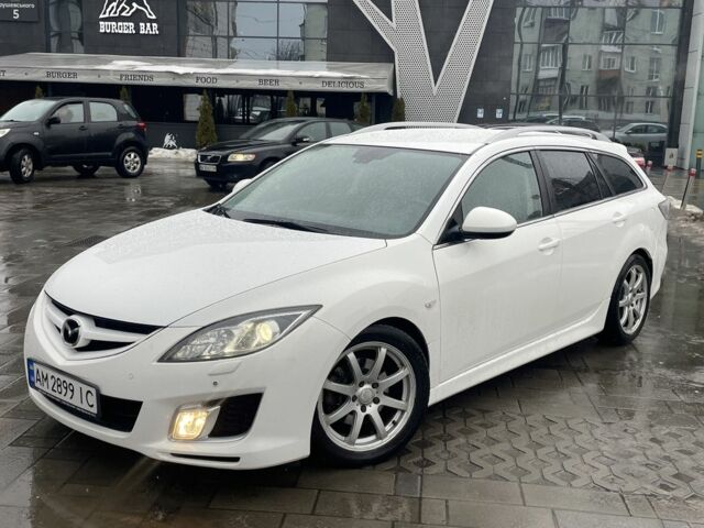 Білий Мазда 6, об'ємом двигуна 2 л та пробігом 203 тис. км за 7650 $, фото 1 на Automoto.ua