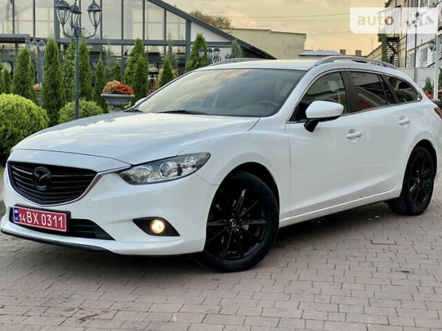 Белый Мазда 6, объемом двигателя 2.2 л и пробегом 223 тыс. км за 9500 $, фото 1 на Automoto.ua