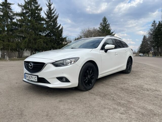Білий Мазда 6, об'ємом двигуна 2.2 л та пробігом 216 тис. км за 10800 $, фото 1 на Automoto.ua