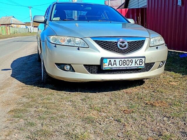 Бежевый Мазда 6, объемом двигателя 2 л и пробегом 370 тыс. км за 3950 $, фото 1 на Automoto.ua