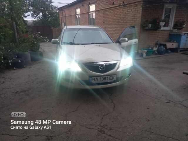 Бежевый Мазда 6, объемом двигателя 2 л и пробегом 280 тыс. км за 3800 $, фото 1 на Automoto.ua