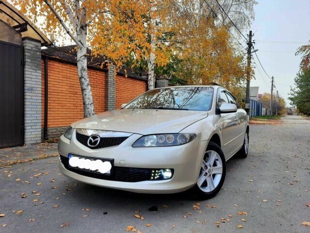 Бежевый Мазда 6, объемом двигателя 2 л и пробегом 350 тыс. км за 5800 $, фото 1 на Automoto.ua