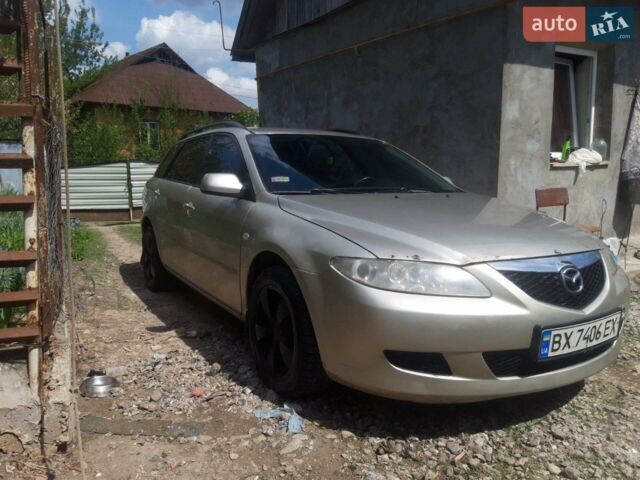 Бежевый Мазда 6, объемом двигателя 2 л и пробегом 330 тыс. км за 3200 $, фото 1 на Automoto.ua