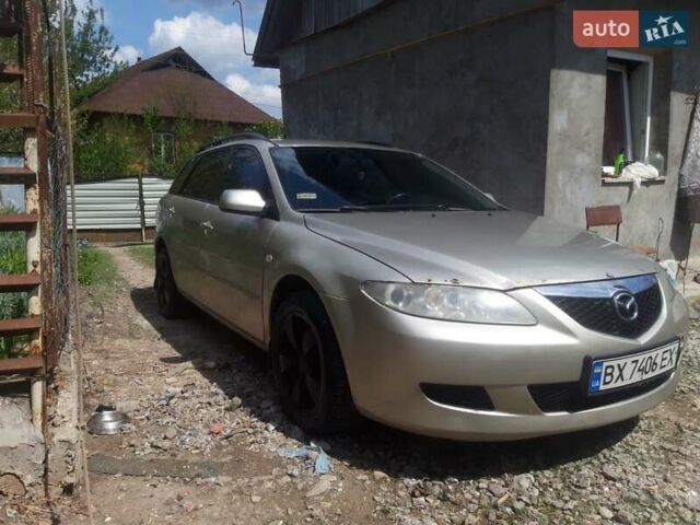 Бежевый Мазда 6, объемом двигателя 2 л и пробегом 330 тыс. км за 3200 $, фото 1 на Automoto.ua