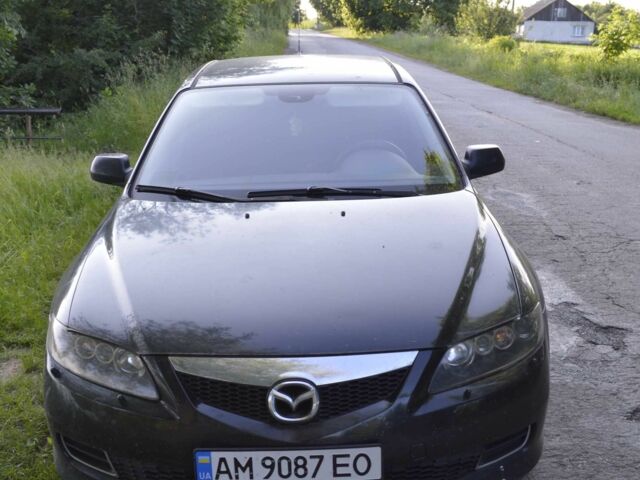 Чорний Мазда 6, об'ємом двигуна 2 л та пробігом 305 тис. км за 3800 $, фото 1 на Automoto.ua