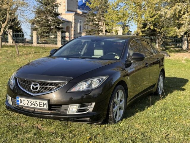 Черный Мазда 6, объемом двигателя 2 л и пробегом 310 тыс. км за 6800 $, фото 1 на Automoto.ua