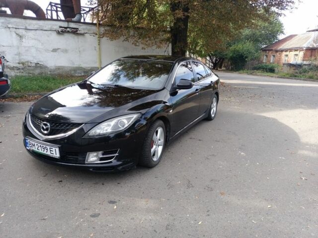 Черный Мазда 6, объемом двигателя 2 л и пробегом 306 тыс. км за 5505 $, фото 1 на Automoto.ua