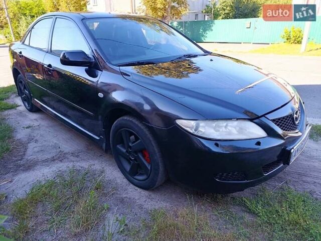 Чорний Мазда 6, об'ємом двигуна 2 л та пробігом 300 тис. км за 4500 $, фото 1 на Automoto.ua