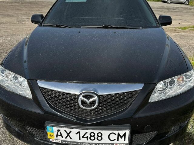 Черный Мазда 6, объемом двигателя 1.8 л и пробегом 270 тыс. км за 4000 $, фото 1 на Automoto.ua