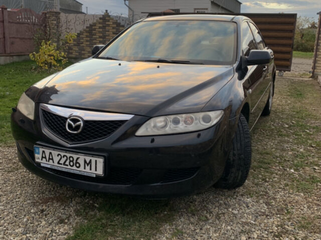 Чорний Мазда 6, об'ємом двигуна 2 л та пробігом 202 тис. км за 4300 $, фото 1 на Automoto.ua