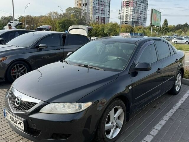 Черный Мазда 6, объемом двигателя 2 л и пробегом 189 тыс. км за 4300 $, фото 1 на Automoto.ua