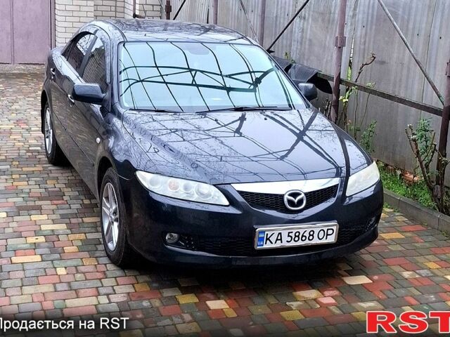 Чорний Мазда 6, об'ємом двигуна 2 л та пробігом 183 тис. км за 4000 $, фото 1 на Automoto.ua