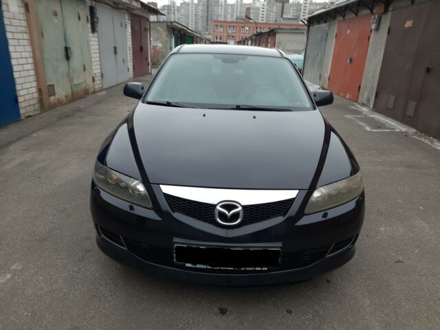 Черный Мазда 6, объемом двигателя 2 л и пробегом 149 тыс. км за 6700 $, фото 1 на Automoto.ua