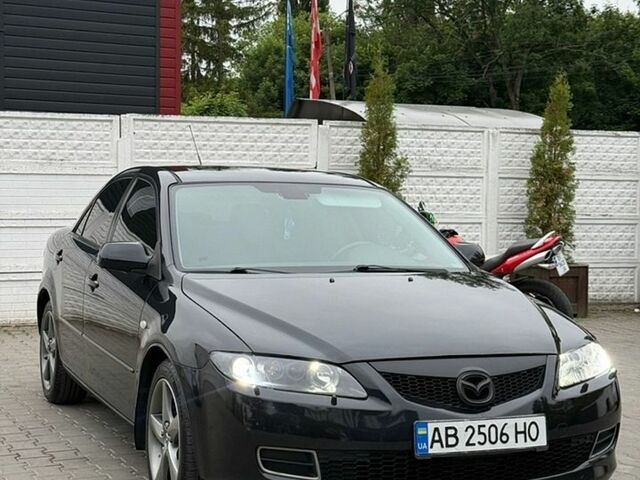 Черный Мазда 6, объемом двигателя 2 л и пробегом 225 тыс. км за 4199 $, фото 1 на Automoto.ua