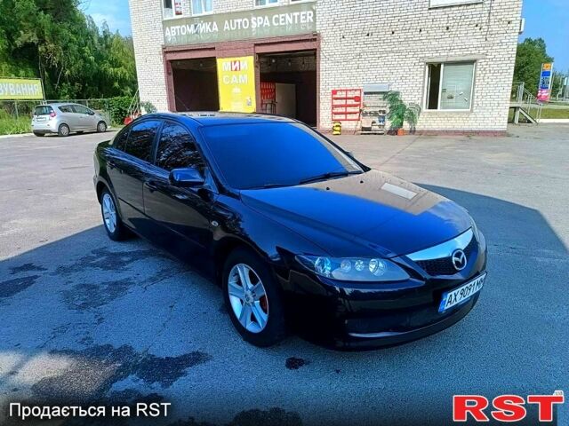 Чорний Мазда 6, об'ємом двигуна 2 л та пробігом 200 тис. км за 5500 $, фото 1 на Automoto.ua