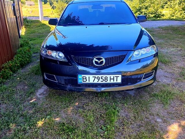 Чорний Мазда 6, об'ємом двигуна 2 л та пробігом 295 тис. км за 5000 $, фото 1 на Automoto.ua