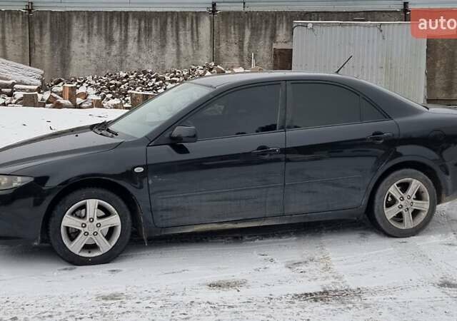 Чорний Мазда 6, об'ємом двигуна 2 л та пробігом 180 тис. км за 5400 $, фото 1 на Automoto.ua
