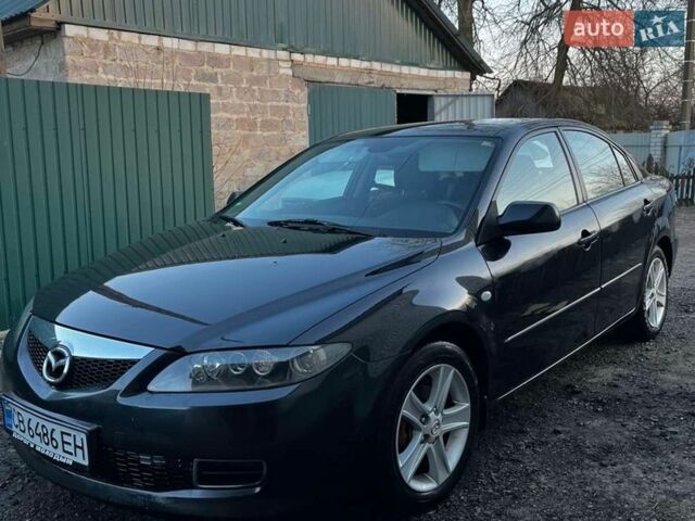 Чорний Мазда 6, об'ємом двигуна 1.8 л та пробігом 242 тис. км за 4400 $, фото 1 на Automoto.ua