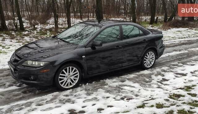 Черный Мазда 6, объемом двигателя 2.3 л и пробегом 300 тыс. км за 4100 $, фото 1 на Automoto.ua