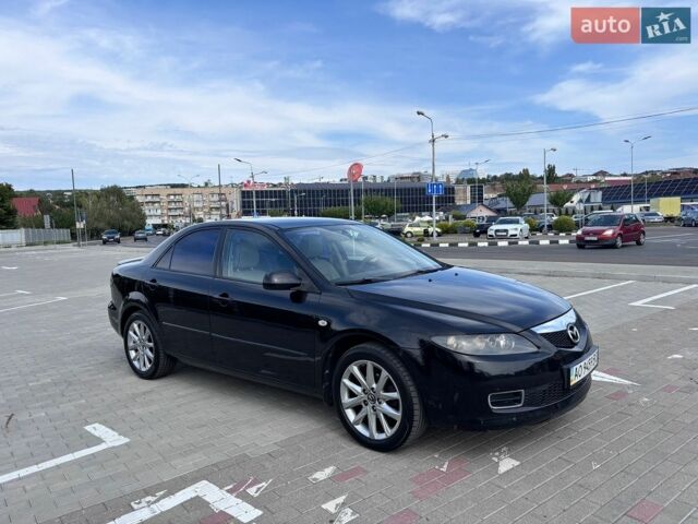 Черный Мазда 6, объемом двигателя 2 л и пробегом 240 тыс. км за 4200 $, фото 1 на Automoto.ua