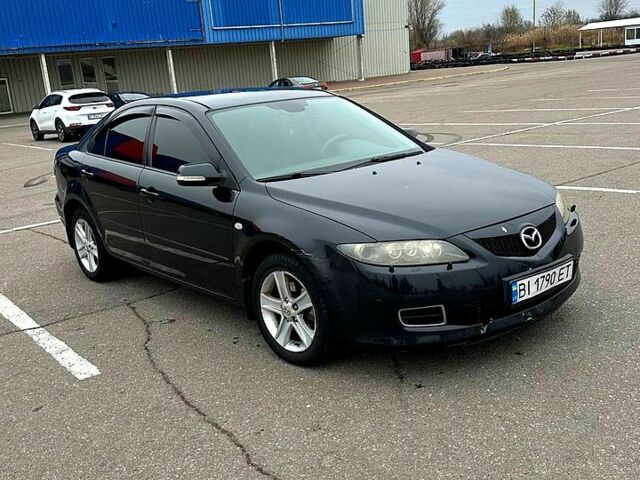 Чорний Мазда 6, об'ємом двигуна 2 л та пробігом 238 тис. км за 4300 $, фото 1 на Automoto.ua