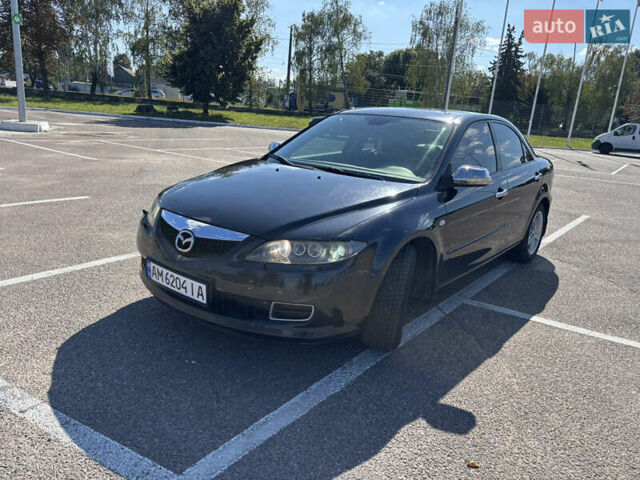 Чорний Мазда 6, об'ємом двигуна 2 л та пробігом 191 тис. км за 5300 $, фото 1 на Automoto.ua
