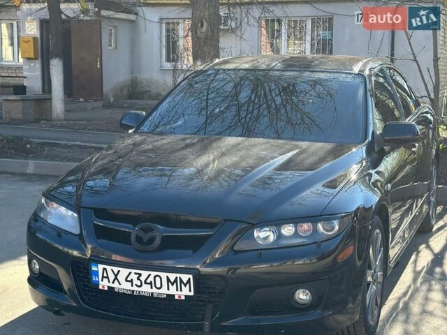 Черный Мазда 6, объемом двигателя 2.26 л и пробегом 208 тыс. км за 5500 $, фото 1 на Automoto.ua
