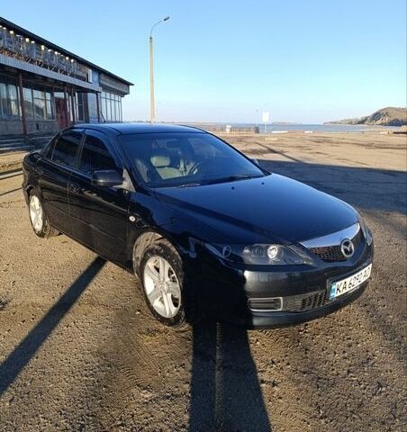 Чорний Мазда 6, об'ємом двигуна 2 л та пробігом 270 тис. км за 6000 $, фото 1 на Automoto.ua
