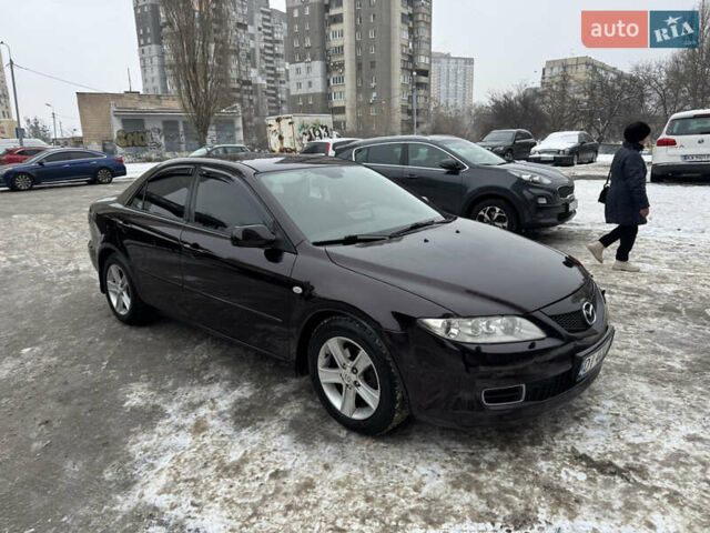 Чорний Мазда 6, об'ємом двигуна 2 л та пробігом 255 тис. км за 4900 $, фото 1 на Automoto.ua