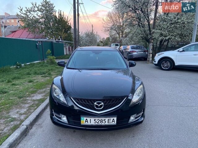 Черный Мазда 6, объемом двигателя 2 л и пробегом 177 тыс. км за 6600 $, фото 1 на Automoto.ua