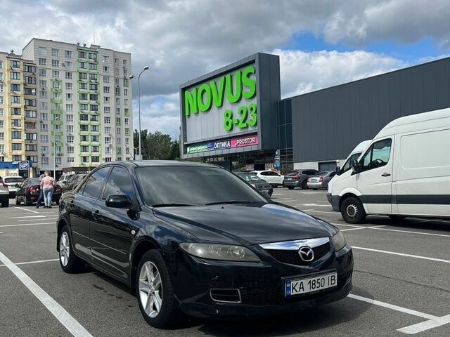 Черный Мазда 6, объемом двигателя 2 л и пробегом 270 тыс. км за 5500 $, фото 1 на Automoto.ua