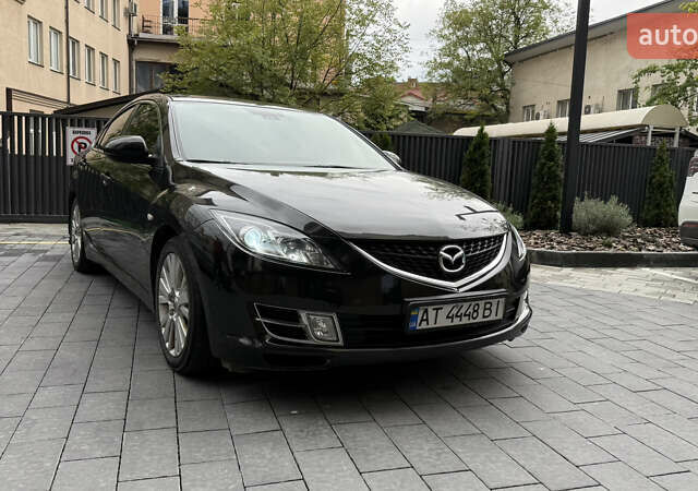 Черный Мазда 6, объемом двигателя 2 л и пробегом 400 тыс. км за 6000 $, фото 1 на Automoto.ua