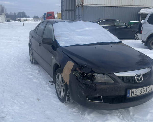 Черный Мазда 6, объемом двигателя 2 л и пробегом 210 тыс. км за 2450 $, фото 1 на Automoto.ua