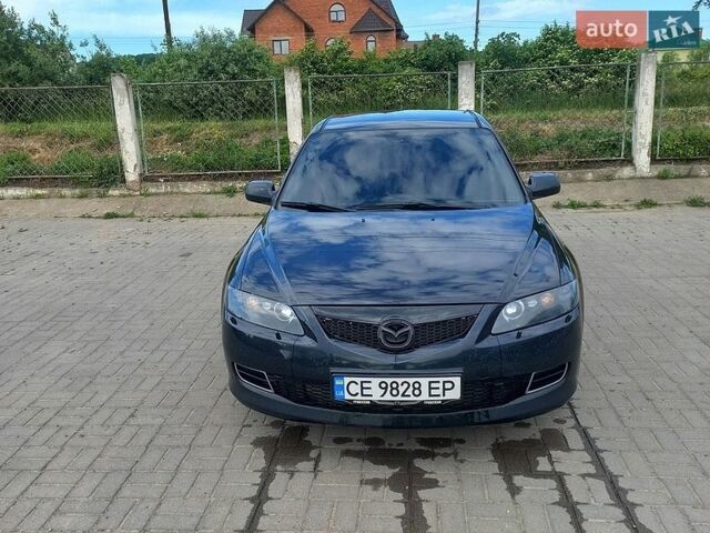 Черный Мазда 6, объемом двигателя 2 л и пробегом 206 тыс. км за 4500 $, фото 1 на Automoto.ua