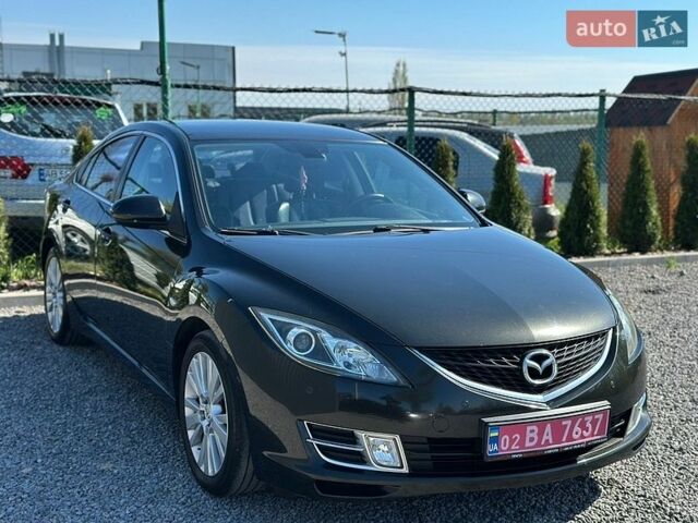 Черный Мазда 6, объемом двигателя 1.8 л и пробегом 193 тыс. км за 7500 $, фото 1 на Automoto.ua