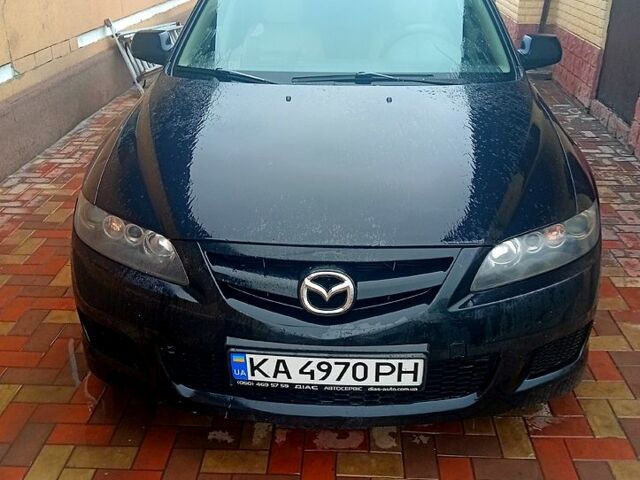 Чорний Мазда 6, об'ємом двигуна 2 л та пробігом 184 тис. км за 6300 $, фото 1 на Automoto.ua