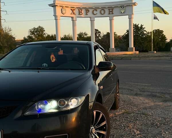 Черный Мазда 6, объемом двигателя 2 л и пробегом 277 тыс. км за 4500 $, фото 1 на Automoto.ua