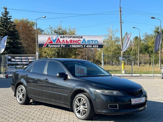 Черный Мазда 6, объемом двигателя 1.8 л и пробегом 214 тыс. км за 5419 $, фото 1 на Automoto.ua
