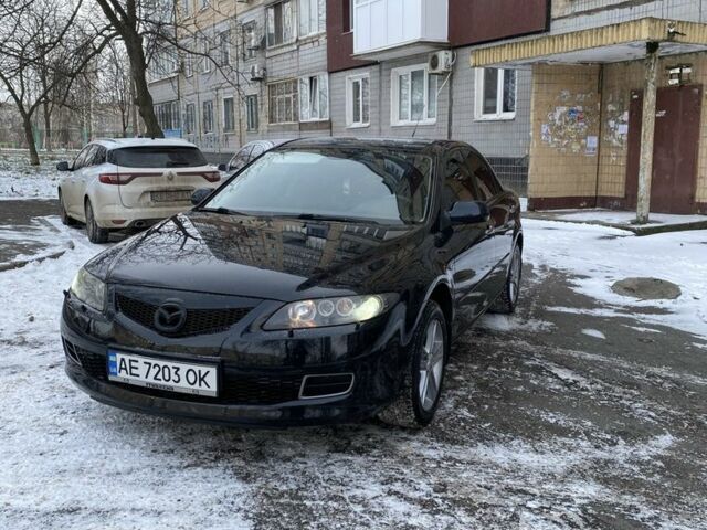 Черный Мазда 6, объемом двигателя 2 л и пробегом 179 тыс. км за 5700 $, фото 1 на Automoto.ua