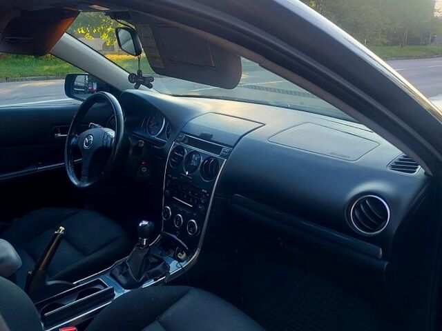 Чорний Мазда 6, об'ємом двигуна 2 л та пробігом 195 тис. км за 5500 $, фото 1 на Automoto.ua