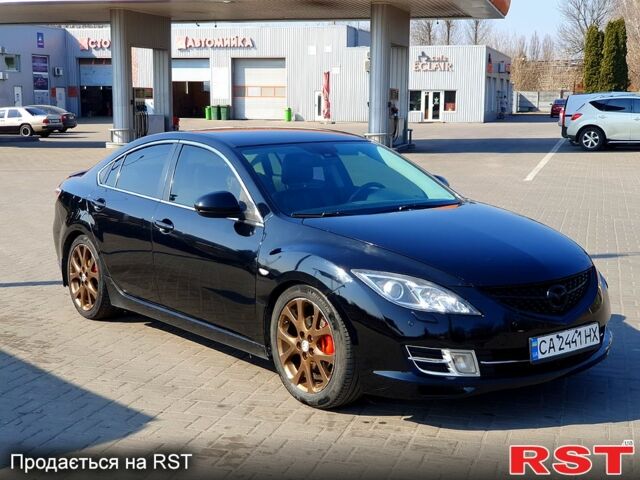 Черный Мазда 6, объемом двигателя 2.5 л и пробегом 240 тыс. км за 6500 $, фото 1 на Automoto.ua