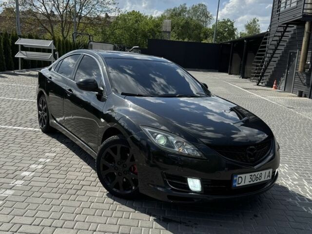 Черный Мазда 6, объемом двигателя 2 л и пробегом 288 тыс. км за 5200 $, фото 1 на Automoto.ua