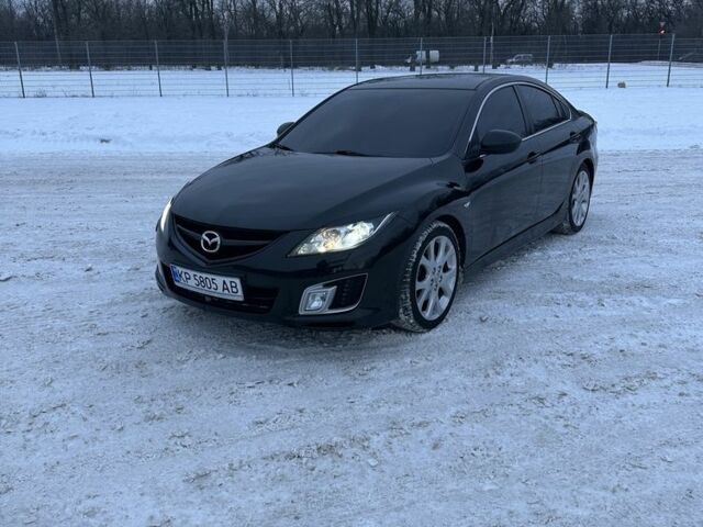 Черный Мазда 6, объемом двигателя 2.5 л и пробегом 196 тыс. км за 7500 $, фото 1 на Automoto.ua