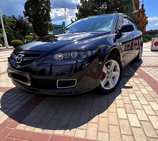 Чорний Мазда 6, об'ємом двигуна 2 л та пробігом 235 тис. км за 5500 $, фото 1 на Automoto.ua