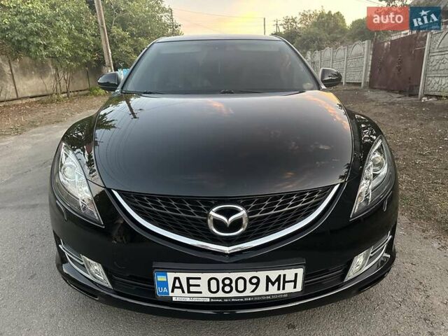 Черный Мазда 6, объемом двигателя 2 л и пробегом 129 тыс. км за 9450 $, фото 1 на Automoto.ua