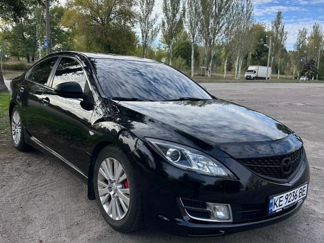 Черный Мазда 6, объемом двигателя 2 л и пробегом 222 тыс. км за 6400 $, фото 1 на Automoto.ua