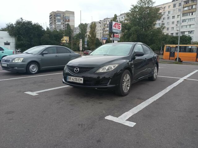 Чорний Мазда 6, об'ємом двигуна 2 л та пробігом 200 тис. км за 4899 $, фото 1 на Automoto.ua