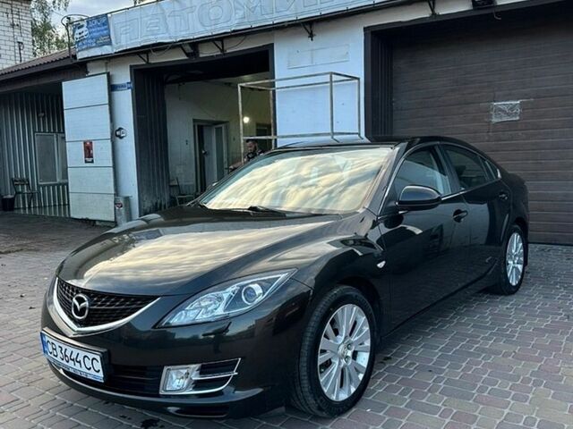 Черный Мазда 6, объемом двигателя 1.8 л и пробегом 193 тыс. км за 7700 $, фото 1 на Automoto.ua