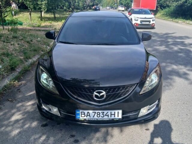 Черный Мазда 6, объемом двигателя 2 л и пробегом 309 тыс. км за 5300 $, фото 1 на Automoto.ua
