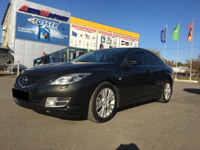 Черный Мазда 6, объемом двигателя 2 л и пробегом 139 тыс. км за 10499 $, фото 1 на Automoto.ua
